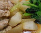 かぶと鶏肉の煮物作り方13写真