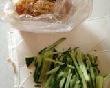 簡単‼きゅうりとクラゲの中華サラダ作り方1写真
