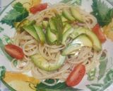 アボカドと梅の冷製パスタ作り方8写真