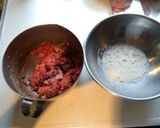 ハンバーグ。 ちいさん風作り方1写真