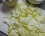 春キャベツとわかめの酢の物作り方1写真