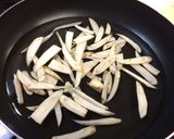 簡単、ツナ缶、ごぼう、舞茸の炒めもの作り方1写真
