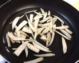 簡単、ツナ缶、ごぼう、舞茸の炒めもの作り方1写真