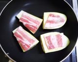 なすの豚ばら焼き★めんつゆマヨがけ作り方2写真