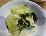 春キャベツとわかめの酢の物作り方7写真