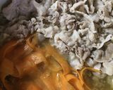 野菜と豚肉のひらひらしゃぶしゃぶ作り方8写真