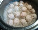 お豆腐肉団子 ☆ネギ塩あんかけ作り方3写真