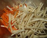 ごぼうのいかだ作り方1写真