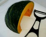 簡単 かぼちゃの皮むき 煮物用作り方1写真
