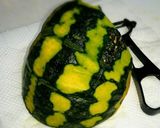 簡単 かぼちゃの皮むき 煮物用作り方2写真