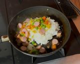 逆オムライスサンドバーガー作り方3写真