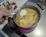 かぼちゃと豆腐の中華スープ作り方2写真