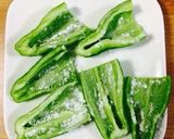 ポン酢であっさり生姜香るピーマンの肉詰め作り方4写真