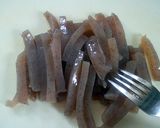 青椒蒟蒻【こんにゃくの青椒肉絲風】作り方1写真
