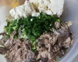 肉なしヘルシー餃子！さば缶レシピ. ゜*作り方3写真