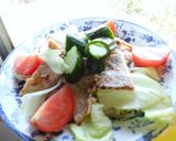 豚生姜焼肉(レバーでも）サラダバンメン作り方3写真