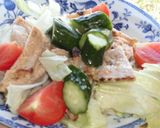 豚生姜焼肉(レバーでも）サラダバンメン作り方6写真