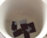板チョコ マグカップケーキ♡作り方1写真