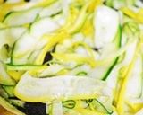 ズッキーニの柚子胡椒ソテーde夏の冷麺作り方3写真