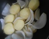 新じゃが芋と新玉葱のバター醤油煮作り方5写真