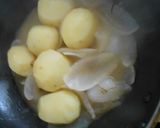 新じゃが芋と新玉葱のバター醤油煮作り方8写真