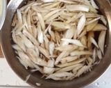 簡単に夕食の一品！ゴボウの柳川風煮込み作り方1写真