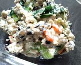 ほうれん草と枝豆の白和え作り方11写真