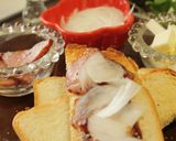厚切りベーコンのBBQオープンサンド作り方3写真