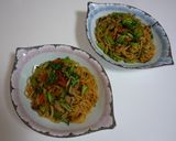 生姜焼きリメイク+ブロッコリーのパスタ作り方11写真