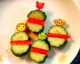 お弁当に☆きゅうりとカニかまピック❀作り方2写真