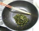 こかぶの葉で「しっとりふりかけ」作り方4写真