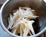 長芋の梅もずく酢作り方1写真