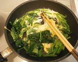 朝食に✿ほうれん草入りスクランブルエッグ作り方5写真