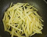 照り焼き味♪ポテト炒めチーズ乗せ　どすぇ作り方3写真