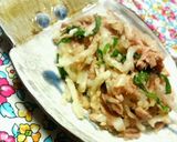 大葉にんにく醤油で☆あっさり梅ツナ大根♪作り方5写真