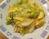 白菜と卵のシンプル塩あんかけ作り方7写真