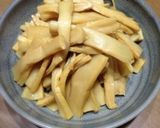 塩付けメンマを炒め煮作り方3写真