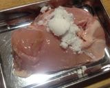 クリームチーズとバジルの鶏ハム作り方1写真