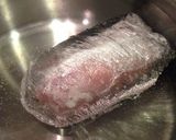 クリームチーズとバジルの鶏ハム作り方7写真