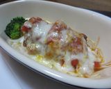 サバ味噌缶でトマトチーズ焼き！作り方4写真