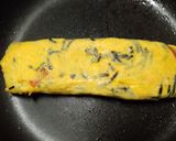 ぱぱっともう一品！ひじきの煮物入り卵焼き作り方2写真