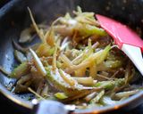 うど皮とセロリのきんぴら作り方3写真