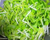 水菜と豚肉の冷しゃぶサラダ作り方1写真