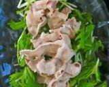 水菜と豚肉の冷しゃぶサラダ作り方3写真