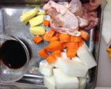 鳥と根菜の煮物作り方3写真