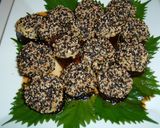 なすの鶏ごま団子作り方7写真