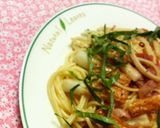 大葉にんにく醤油で☆和風竹輪スパゲティー作り方4写真