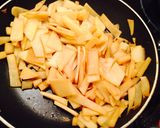 麺つゆで簡単♡筍のきんぴら作り方2写真