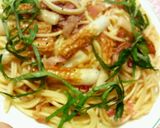大葉にんにく醤油で☆和風竹輪スパゲティー作り方5写真
