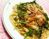 大葉にんにく醤油で☆和風竹輪スパゲティー作り方6写真